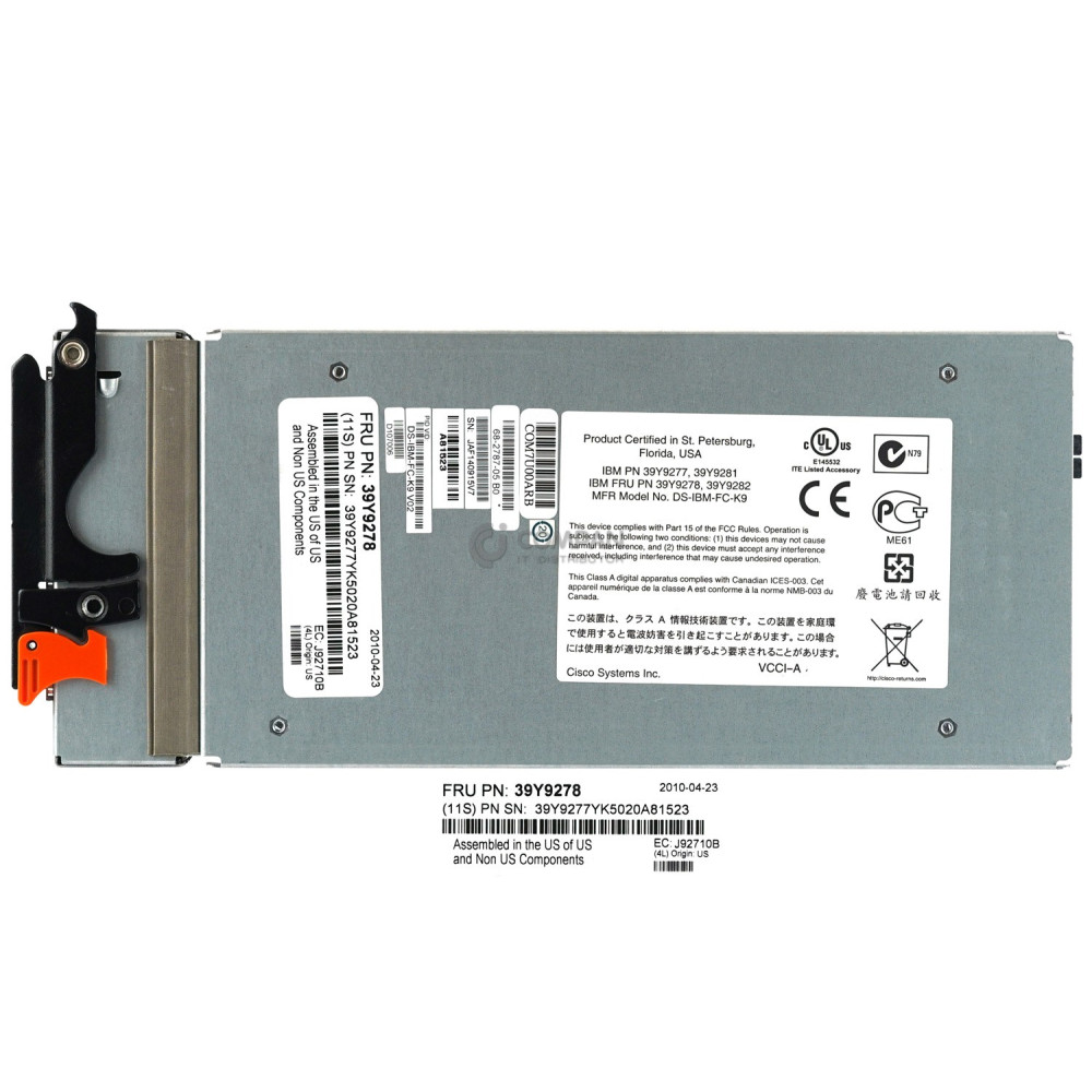 39Y9278 IBM CISCO 4GB 20-PORT FC SWITCH MODULE FOR BLADE CENTER